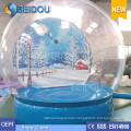 Durable Giant Christmas Foto Menschliche Schnee Globe Aufblasbare Snow Dome